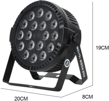 LED PAR Light4Me RGBW 18x10W LED PAR - 10