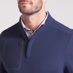 Mikina/Svetr Puma Cloudspun Tech 1/4 Zip Deep Navy - 5