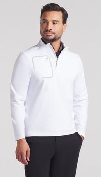 Суичър/Пуловер Puma Cloudspun Tech 1/4 Zip White Glow XL Суитшърт - 4