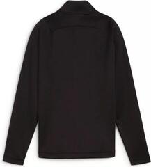 Hoodie/Sweater Puma Womens Waffle Fleece Full Zip Puma Black - 1