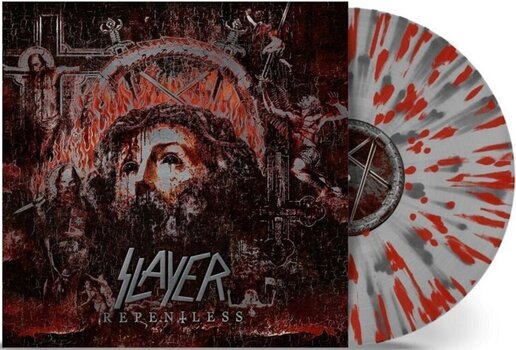 LP ploča Slayer - Repentless (Indie Exclusive) (Clear Silver Red Splatter Coloured) (LP) - 2
