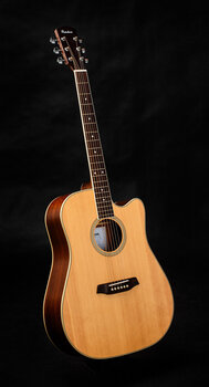 Akustikgitarre Pasadena PDC-300 Natural Satin Akustikgitarre - 8