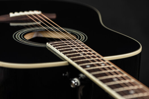 Dreadnought Guitar Pasadena PD-350 Black Dreadnought Guitar - 9