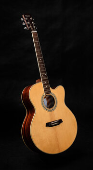 Jumbo Guitar Pasadena PJC-350 Natural Gloss Jumbo Guitar - 8