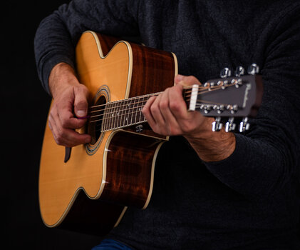 Jumbo Guitar Pasadena PJC-350 Natural Gloss Jumbo Guitar - 10