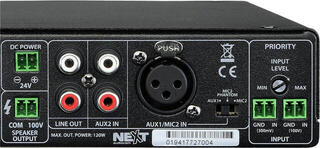 Комбиниран усилвател с миксажен пулт NEXT Audiocom MX120 Комбиниран усилвател с миксажен пулт - 4