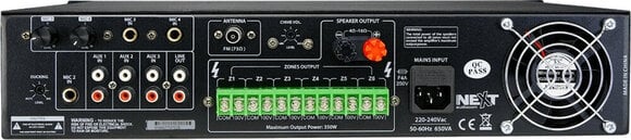 Strefowy wzmacniacz miksujący NEXT Audiocom MX350 Strefowy wzmacniacz miksujący - 2