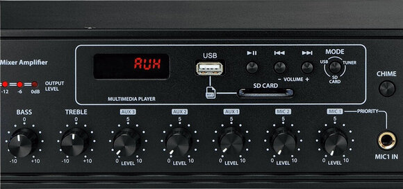 Strefowy wzmacniacz miksujący NEXT Audiocom MX350 Strefowy wzmacniacz miksujący - 5