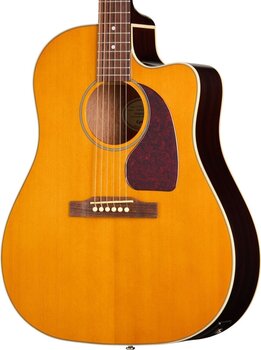 electro-acoustic guitar Epiphone J-45 Studio EC Natural electro-acoustic guitar - 3