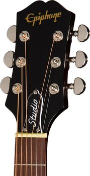 electro-acoustic guitar Epiphone J-45 Studio EC Natural electro-acoustic guitar - 5