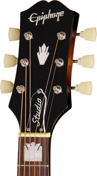 Електро-акустична китара Джъмбо Epiphone J-200 Studio EC Vintage Sunburst Електро-акустична китара Джъмбо - 5