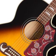 Електро-акустична китара Джъмбо Epiphone J-200 Studio EC Vintage Sunburst Електро-акустична китара Джъмбо - 6