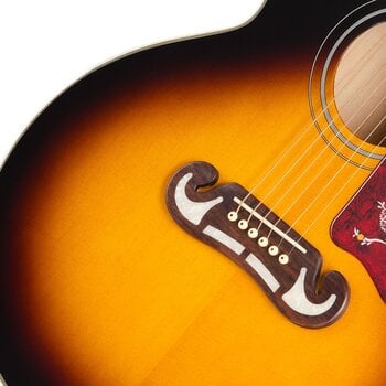 Електро-акустична китара Джъмбо Epiphone J-200 Studio EC Vintage Sunburst Електро-акустична китара Джъмбо - 8
