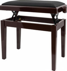 Дървена табуретка за пиано Pianonova HY-PJ023 Дървена табуретка за пиано Rosewood - 3