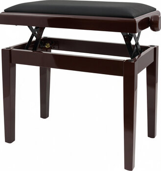 Дървена табуретка за пиано Pianonova HY-PJ023 Дървена табуретка за пиано Rosewood - 4