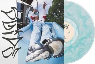 Vinyl Record George Clanton - Slide (Light Blue Over Transparent Swirl Coloured) (LP) - 1