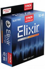 Струни за електрическа китара Elixir 16567 Nanoweb 10-46 3-Pack Струни за електрическа китара - 1