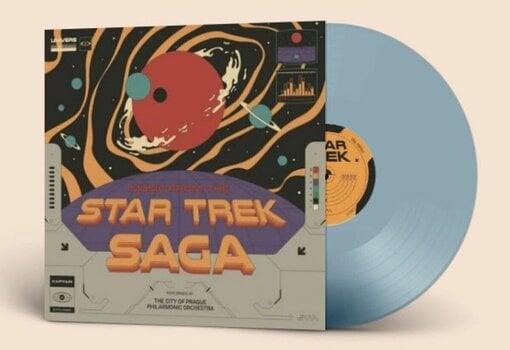 Vinylplate The City Of Prague Philharmonic Orchestra Music From The Star Trek Saga (Blue Coloured) (LP) - 2