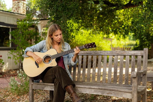 Elektro akustična gitara Yamaha TAS 3C Natural Elektro akustična gitara - 5