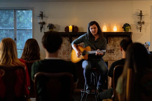 Elektro akustična gitara Yamaha TAS 3C Sand Burst Elektro akustična gitara - 6
