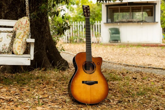 Elektro akustična gitara Yamaha TAS 3C Sand Burst Elektro akustična gitara - 9