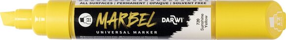 Flomaster Darwi Marbel Marker pero 12 mm Sunshine Yellow N°720 1 kos - 2