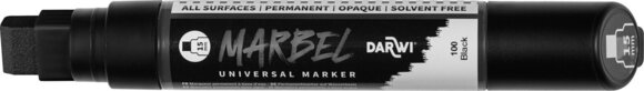 Felt-Tip Pen Darwi Marbel Marker 15 mm Black N°100 1 pc - 2