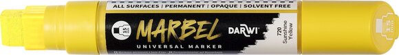 Flomaster Darwi Marbel Marker olovka 15 mm Sunshine Yellow N°720 1 kom - 2