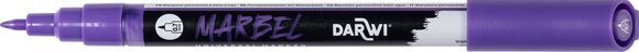 флумастери
 Darwi Marbel Химикал маркер 0,7 мм Purple N°900 1 бр. - 2