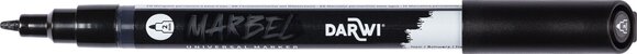 Flomaster Darwi Marbel Marker olovka 2 mm Black N°100 1 kom - 2