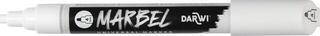 Flomaster Darwi Marbel Маркер оловка 4 mm White N°010 1 kom - 1