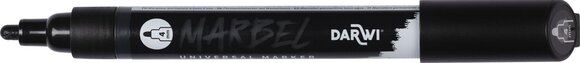 Flomaster Darwi Marbel Marker pero 4 mm Black N°100 1 kos - 2