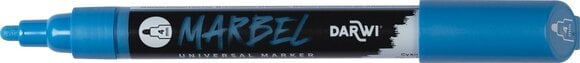 Flomaster Darwi Marbel Marker pero 4 mm Cyan N°246 1 kos - 2