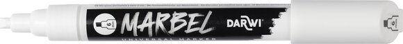 Pennarell Darwi Marbel Pennarello 6 mm White N°010 1 pz - 2