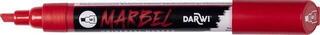 Felt-Tip Pen Darwi Marbel Marker 6 mm Poppy Red N°480 1 pc - 1