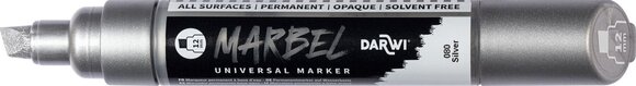 Filzstift Darwi Marbel Markierungsstift 12 mm Silver N°080 1 stk - 2
