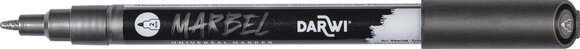 Flomaster Darwi Marbel Маркер оловка 2 mm Metallic Black N°090 1 kom - 2