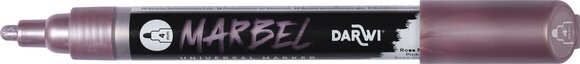 Flomaster Darwi Marbel Маркер оловка 4 mm Metallic Pink N°040 1 kom - 2