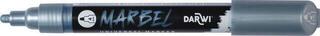 флумастери
 Darwi Marbel Химикал маркер 4 mm Metallic Blue N°070 1 бр. - 1