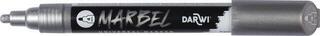 флумастери
 Darwi Marbel Химикал маркер 4 mm Silver N°080 1 бр. - 1