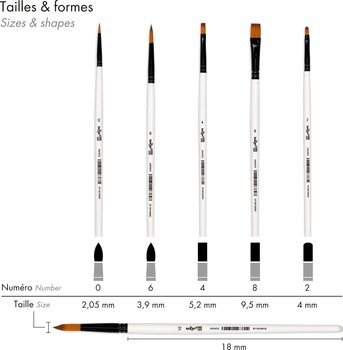 Četkica Darwi DFY Комплет четкица 5 Ком - 4