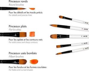 Pędzel artystyczny Darwi DFY Zestaw pędzli 5 szt. - 2