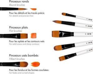 Pędzel artystyczny Darwi DFY Zestaw pędzli 5 szt. - 2