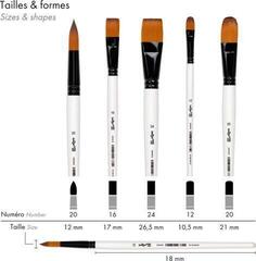 Pędzel artystyczny Darwi DFY Zestaw pędzli 5 szt. - 3