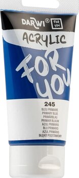 Акрилна боя Darwi DFY АКРИЛНА боя Primary Blue 75 ml 1 бр. - 3