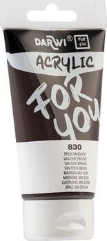 Akrilna boja Darwi DFY Акрилне боје Brown Vandijck 75 ml 1 kom - 3