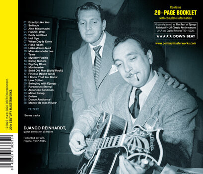 CD диск Django Reinhardt - Best Of (Bonus Tracks) (CD) - 2