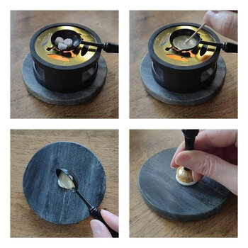 Pečetění Aladine 72499 Granulovaný vosk na pečetění Metallic Colors - 3