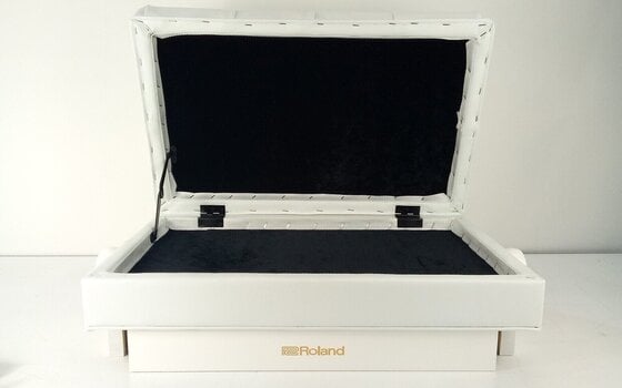 Sgabello per pianoforte in legno Roland RPB-500 Sgabello per pianoforte in legno Polished White (Danneggiato) - 5