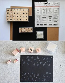 Ștampila pentru copii Aladine 03473 Set De Timbre 28 Bucăți-Alfabet - 3